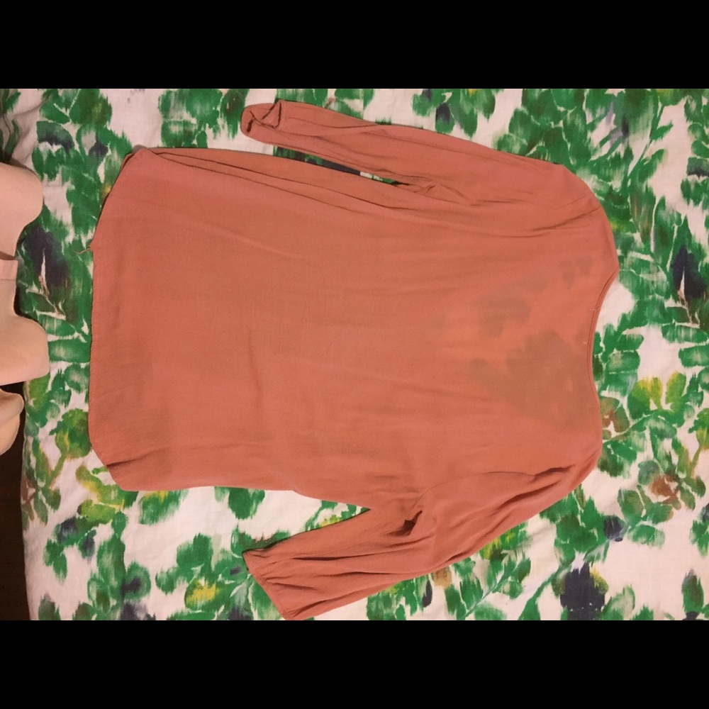 Blush 3/4 blouse